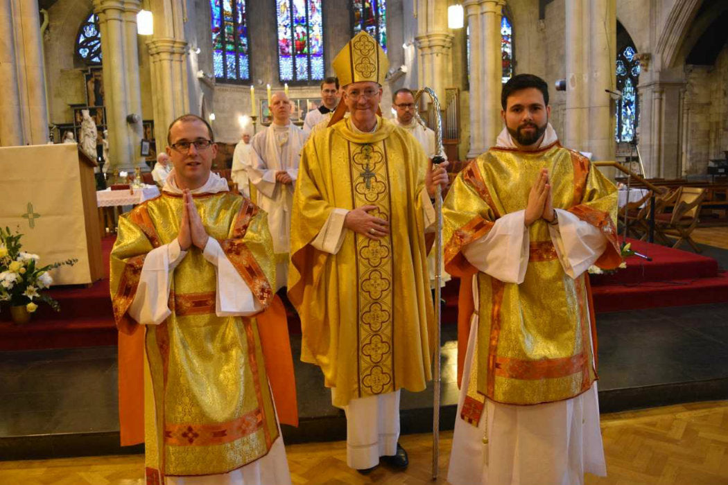 Brother Matthew Farrell and Br Jesse Maingot, members of the Irish Dominican Province, were ordained deacons yesterday.